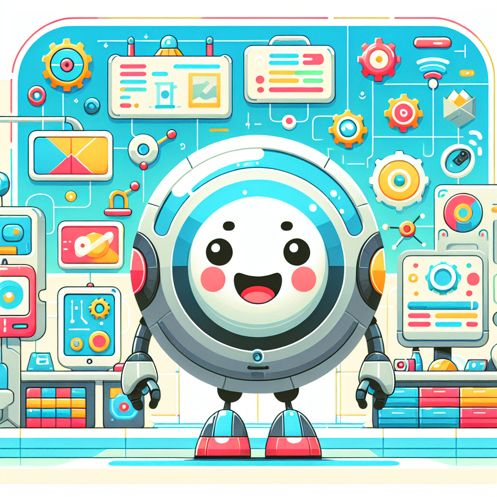 Friendly Robot Discovery Paint By Numbers Art