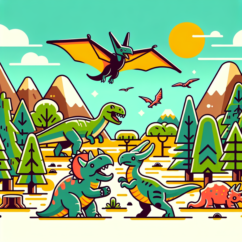 My Favorite Dinosaurs Number Painting