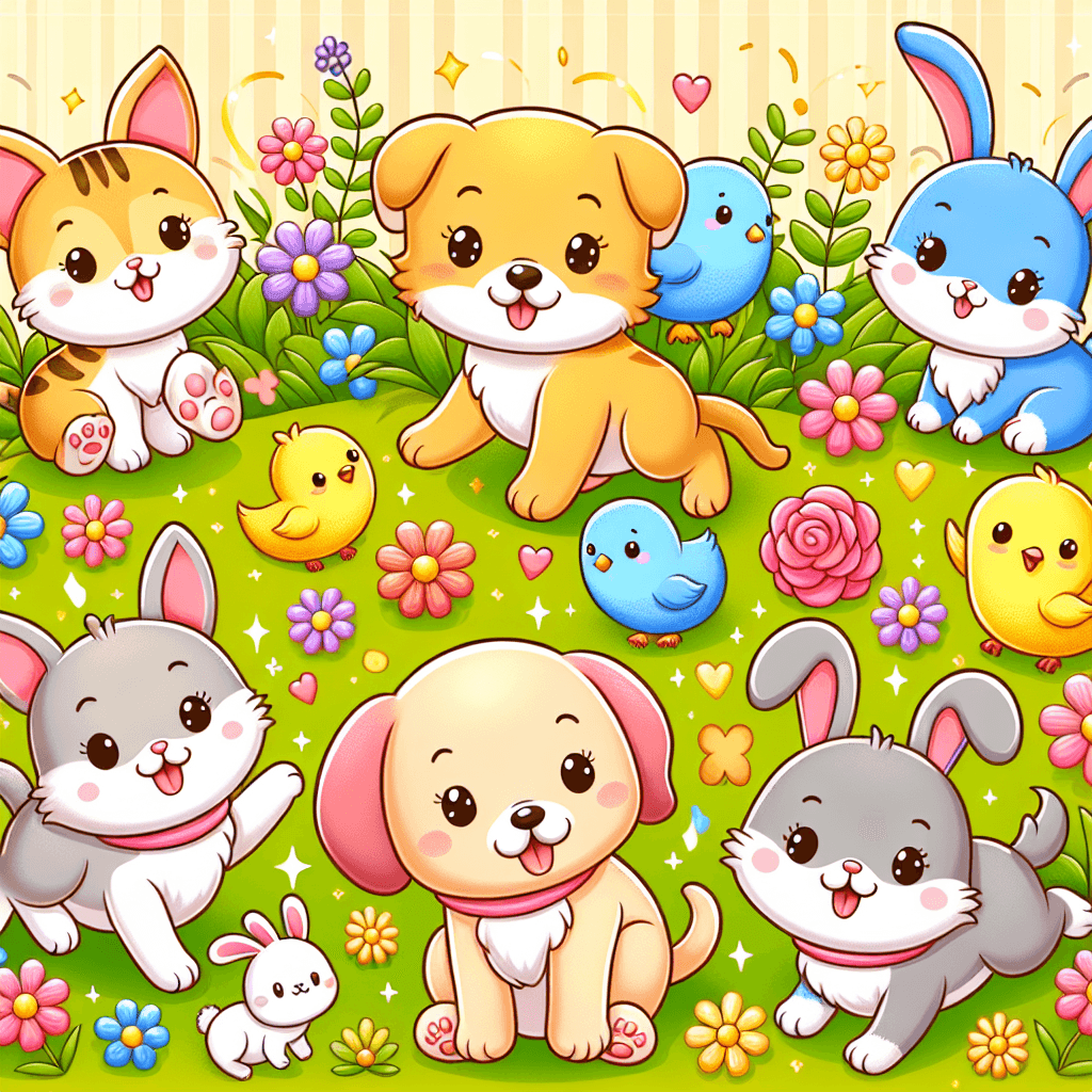 Cuddly Pets Paint By Numbers Art