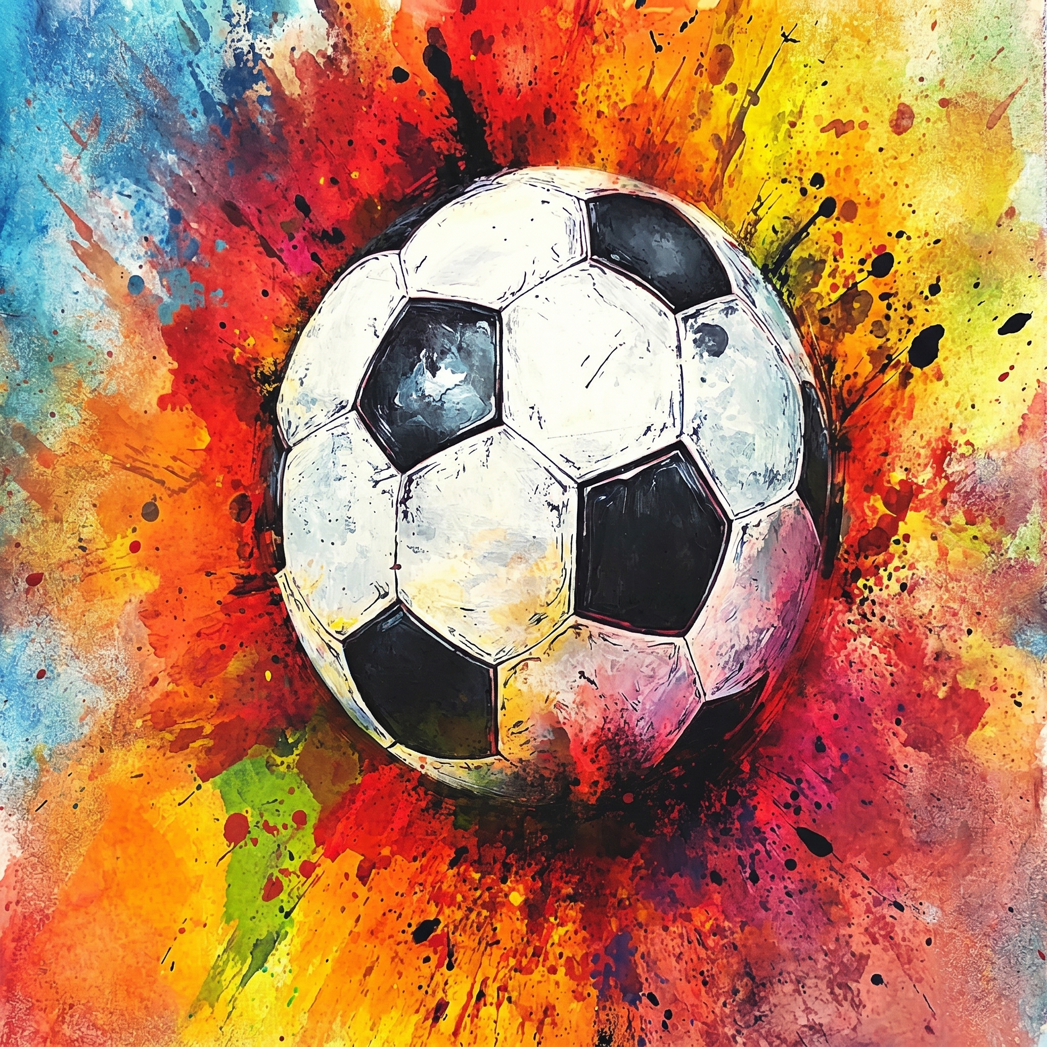 FIFA 2026 Explosive Soccer Paint By Numbers Kit