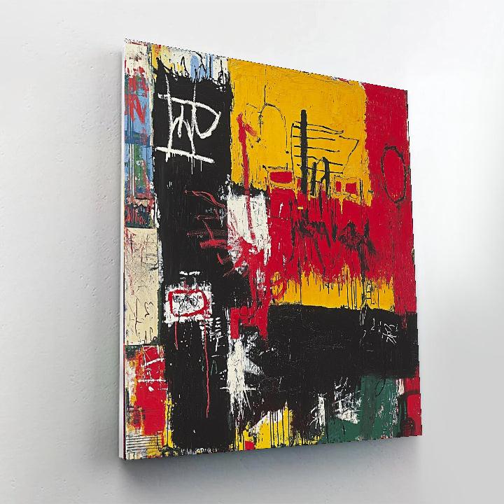 Jean-Michel Basquiat Inspired Shadows Of History  Paint By Numbers Kits
