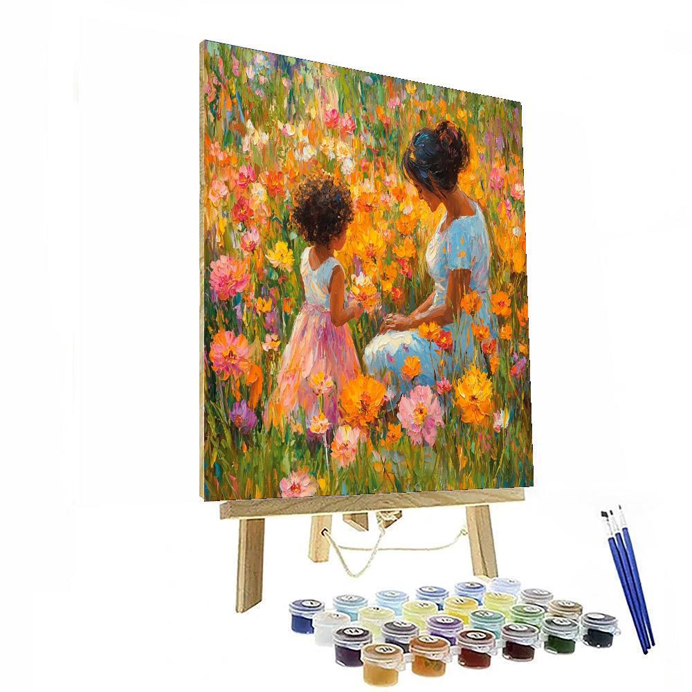 The Garden Of Hugs Painting Number Kit