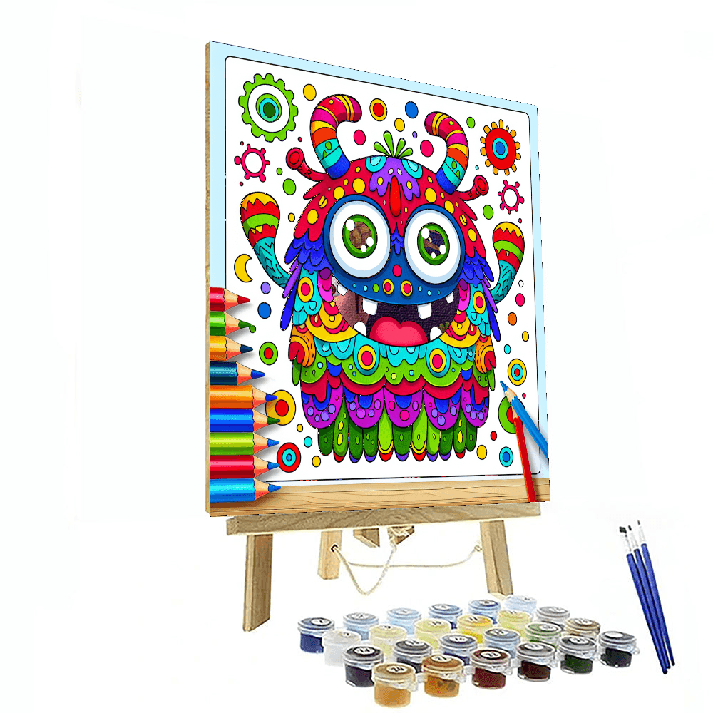Giggle Monster Numbered Painting Kits