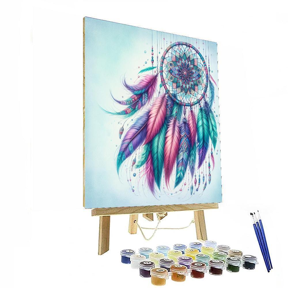 Mystical Dream Catcher Paint By Numbers Art