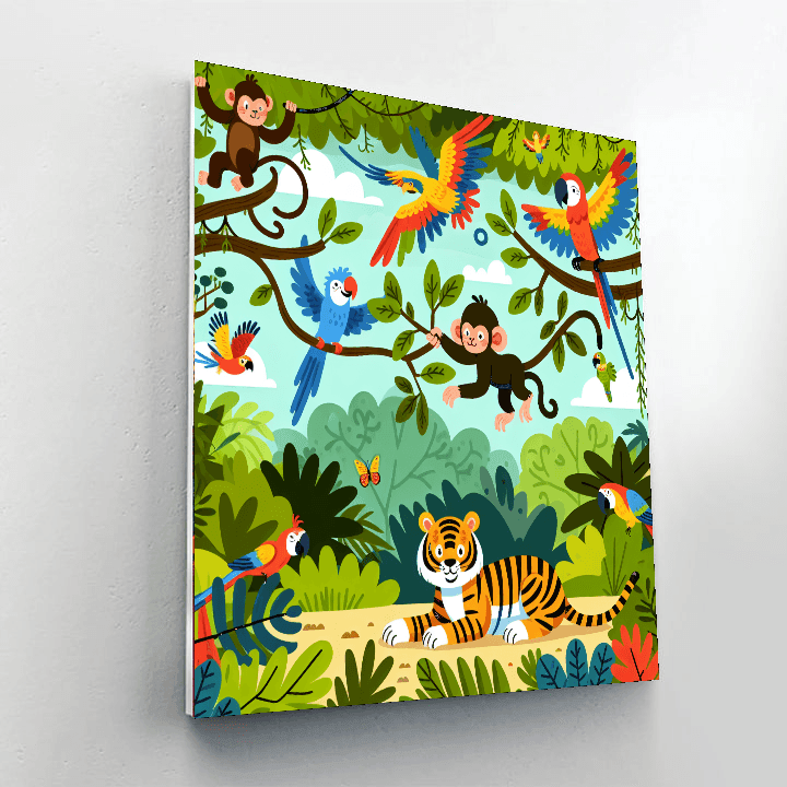 Magical Jungle Paint By Number