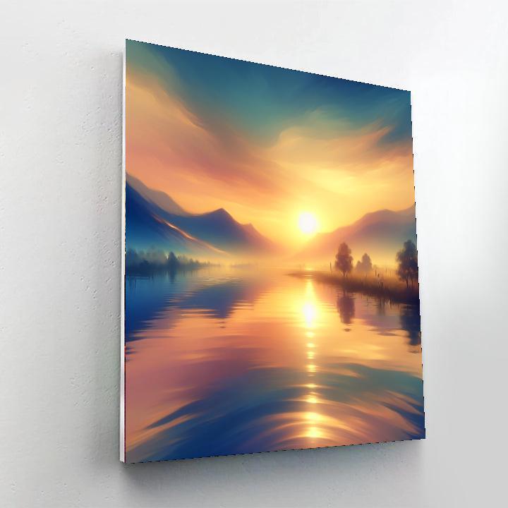 Ethereal Sunrise Bliss Paint By Numbers