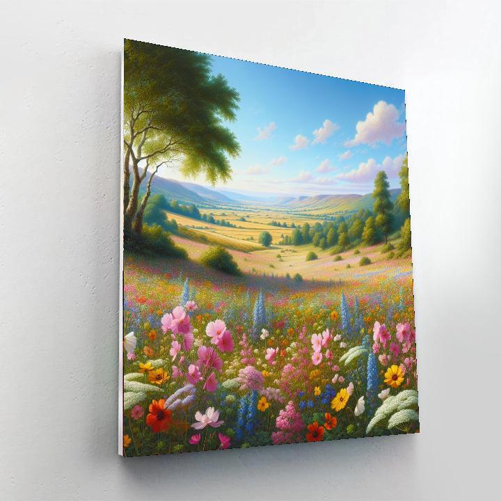 Dreamlike Meadow Harmony Paint By Color