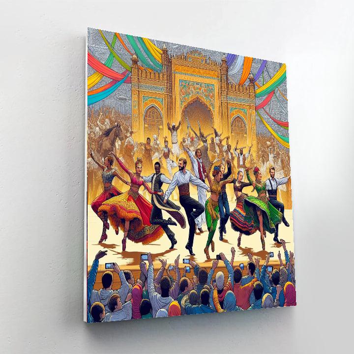 Bologna’s Tersicore Festival - Italy Painting By Numbers Kit
