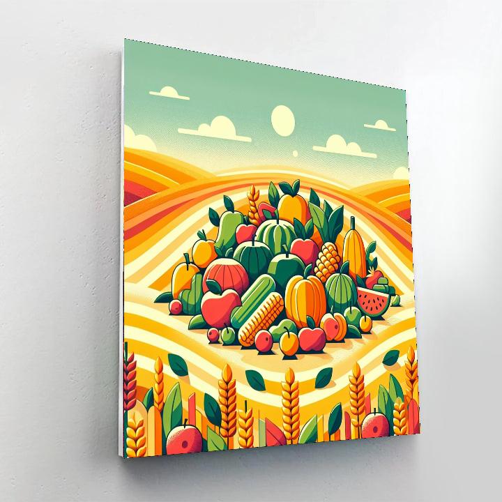 Harvest Time Celebration Numbered Painting Kits