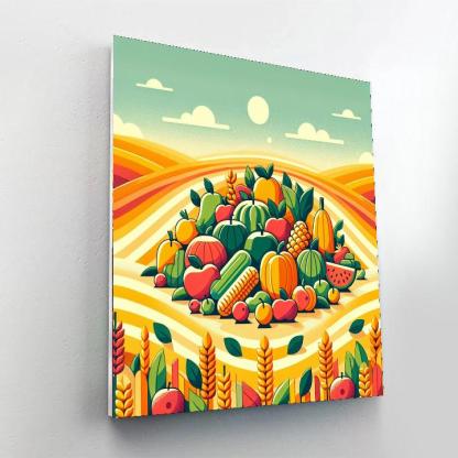Harvest Time Celebration Numbered Painting Kits