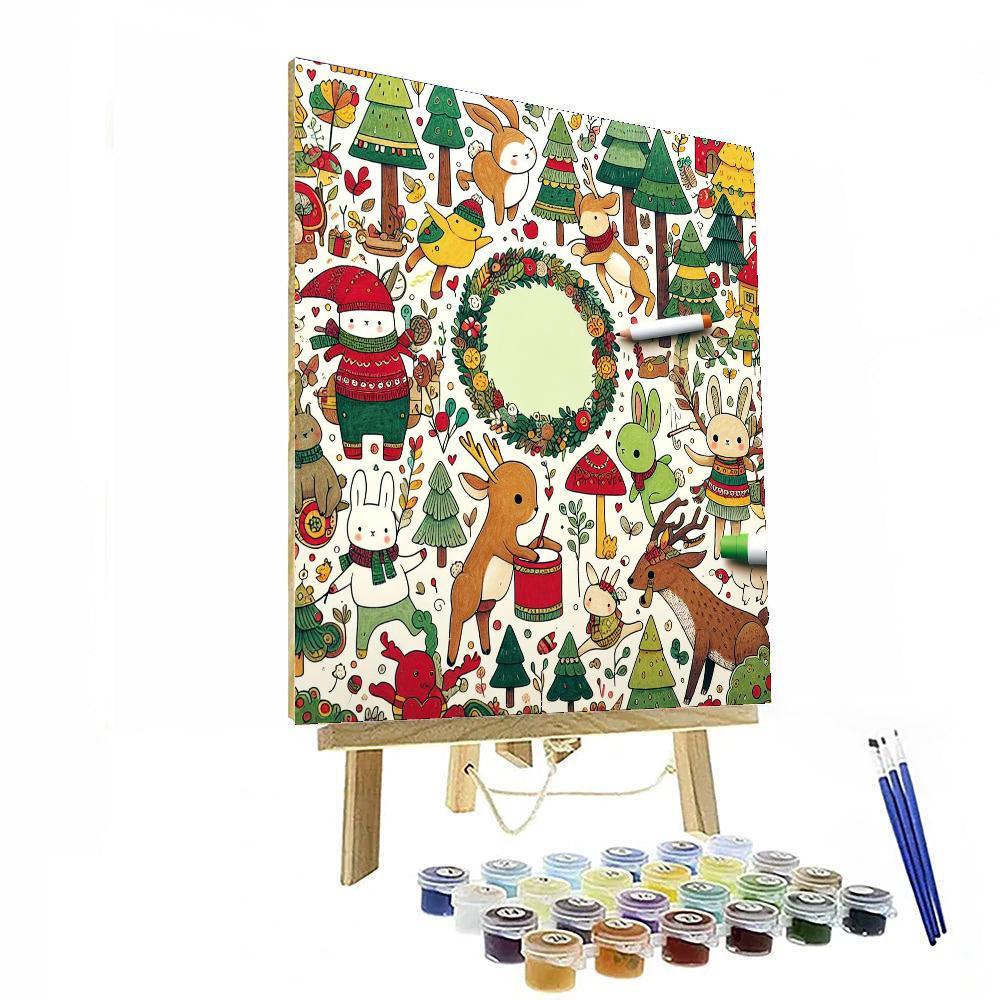 Magical Woodland Festival Numbered Painting Kits