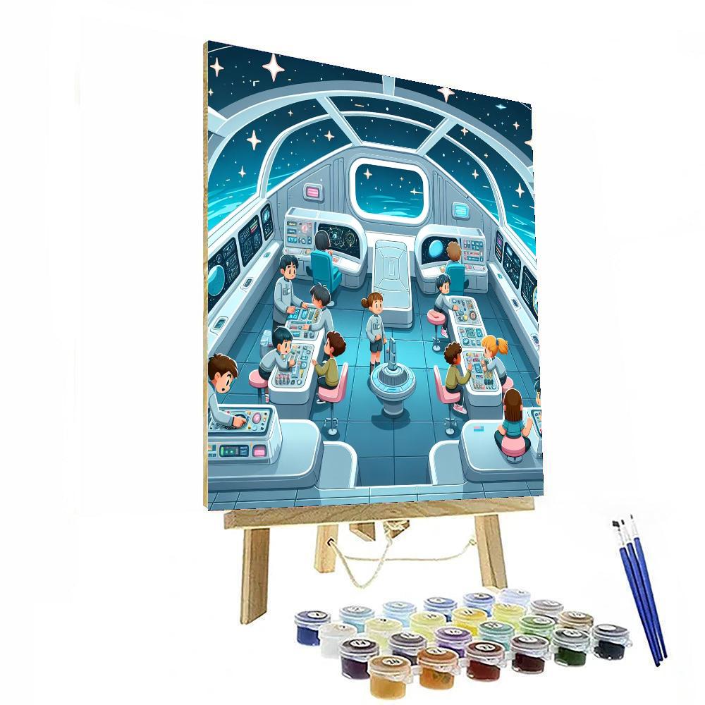 Starship Discovery Camp Paint By Number