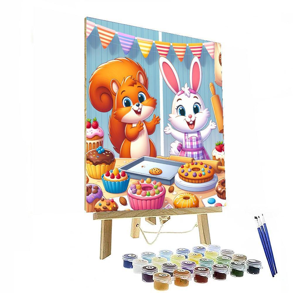 Busy Bakery Day Paint By Numbers Kits