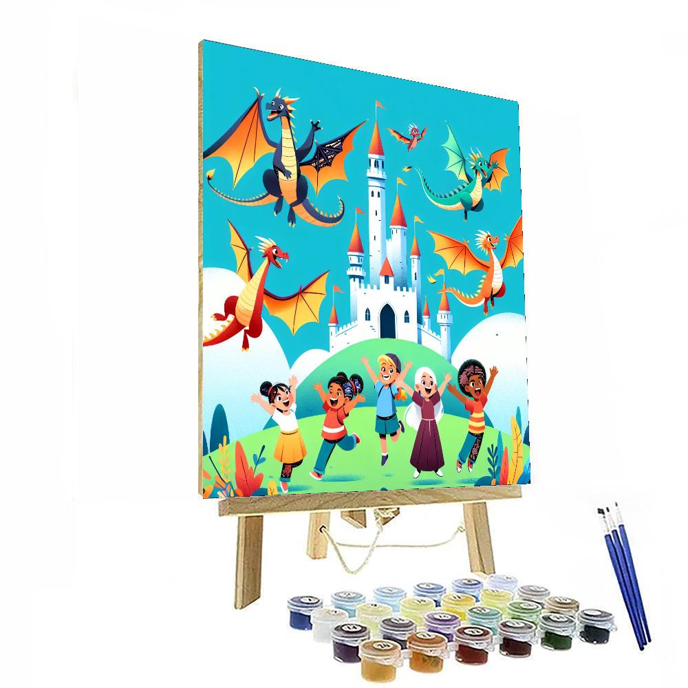 Royal Dragon Duet Numbered Painting Kits
