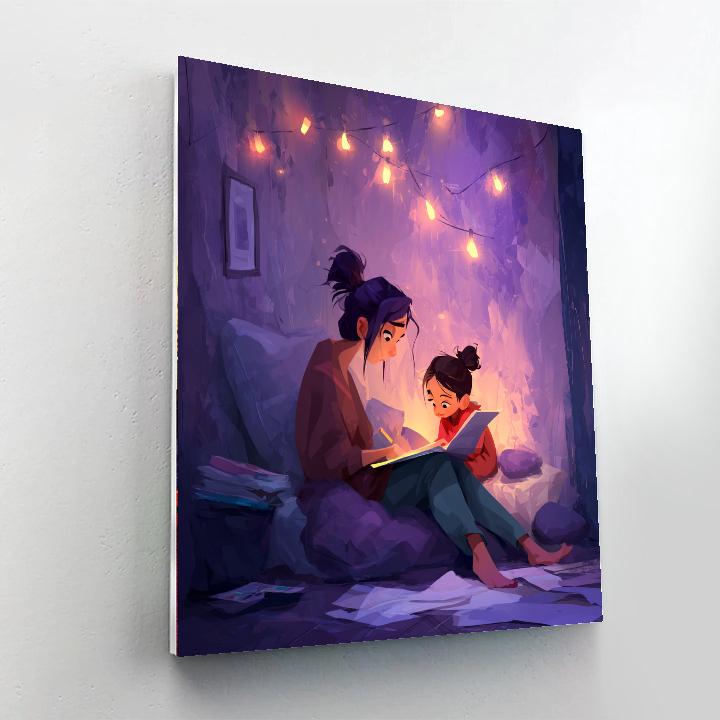 Mom’s Storytime Haven Painting Number Kit