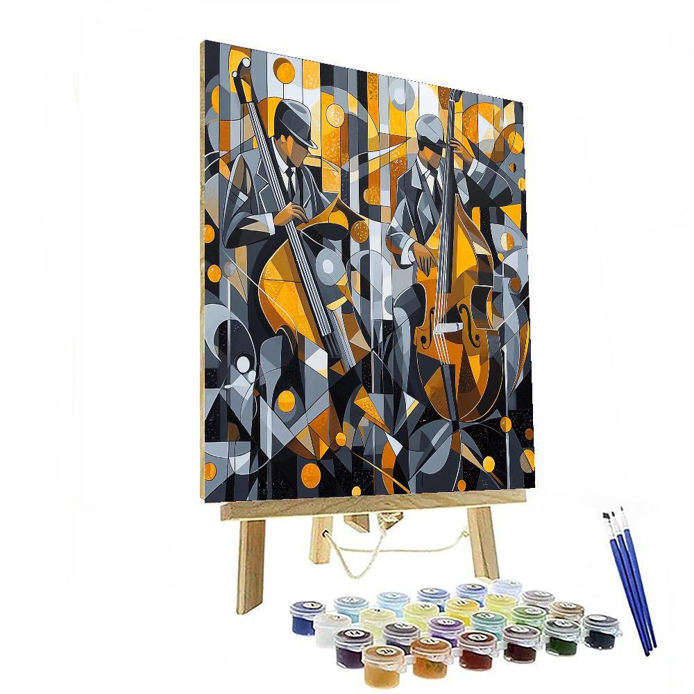 Art Deco Inspired Jazz Age Elegance  Paint By Numbers