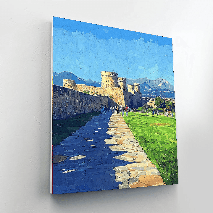 La Ciudadela De Jaca Painting By Numbers Kit