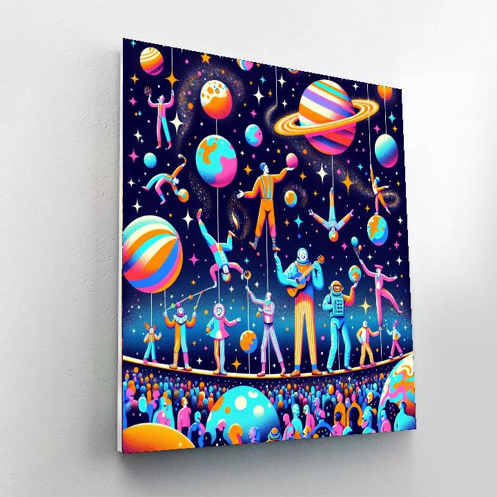 Circus Of The Stars DIY Paint By Numbers