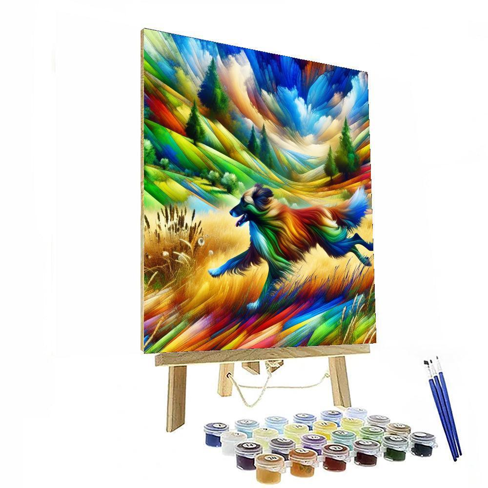 Dog's Day Out Adventure Painting Number Kit