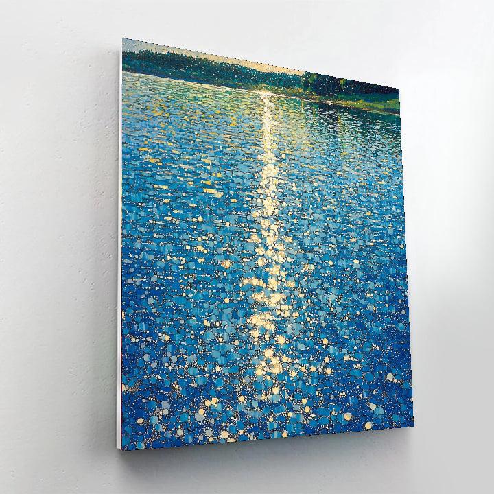 Georges Seurat Inspired Sublime Reflections  Paint By Number