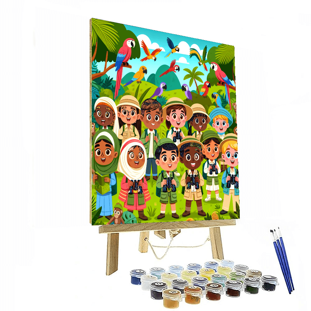 Little Explorers Painting By Numbers Kit