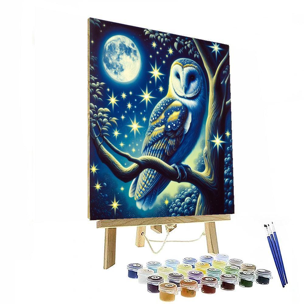 Midnight Owl Symphony Paint By Numbers