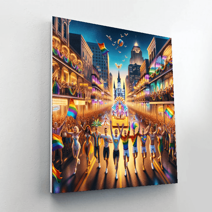 Mardi Gras - Sydney, Australia Paint By Color