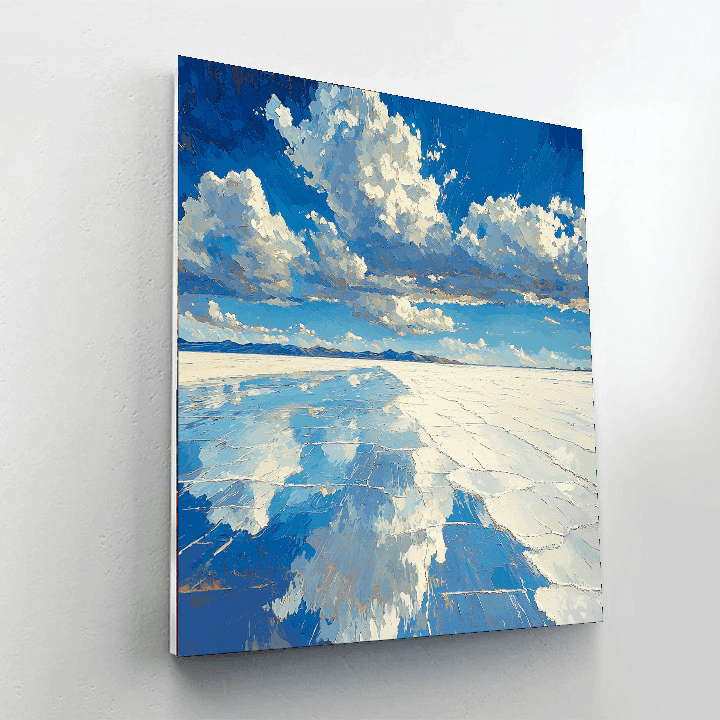 Salar De Uyuni, Bolivia Painting Number Kit