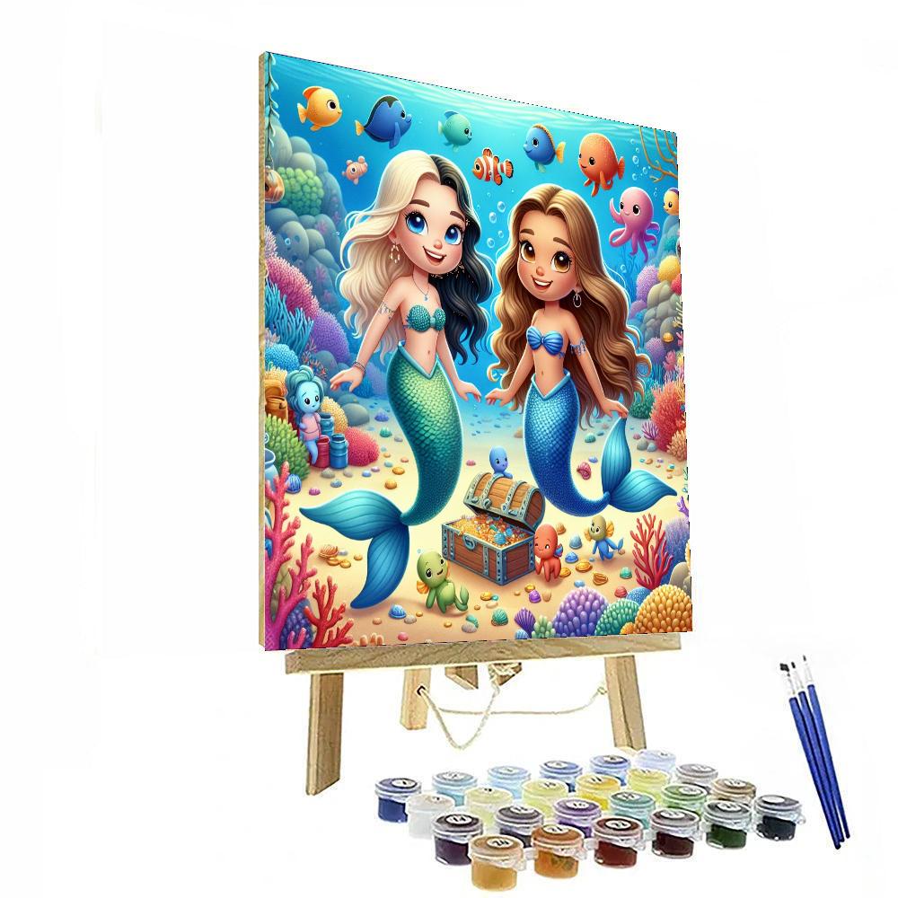 Mermaid Cove Adventure Number Painting