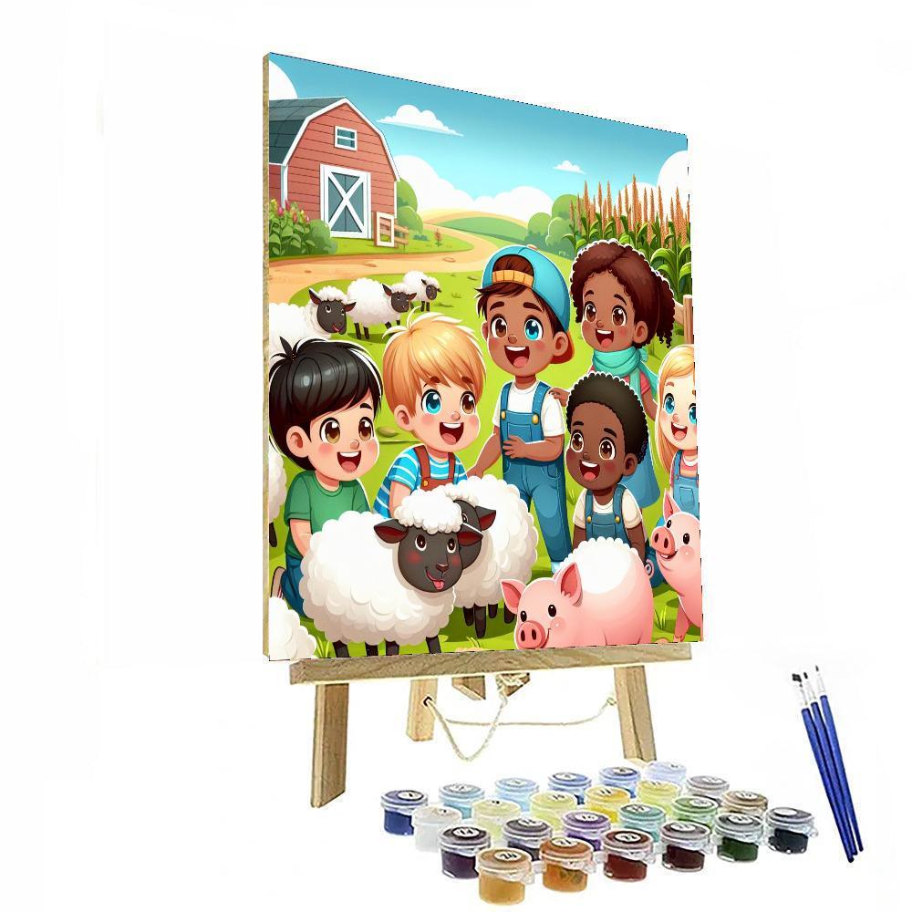 Friendly Farmyard Adventures Paint By Numbers Kits