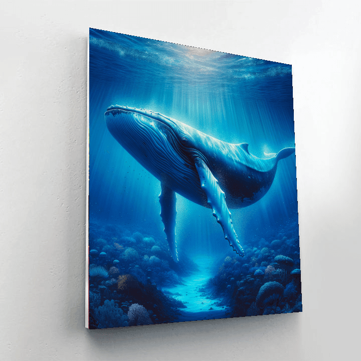 Whale's Ocean Voyage Paint By Number