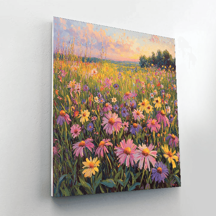 Claude Monet Inspired Floral Dreamscape  Paint By Numbers Art