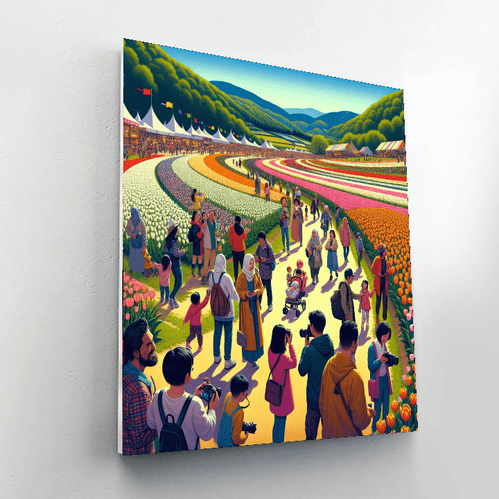 The Tulip Festival Number Painting