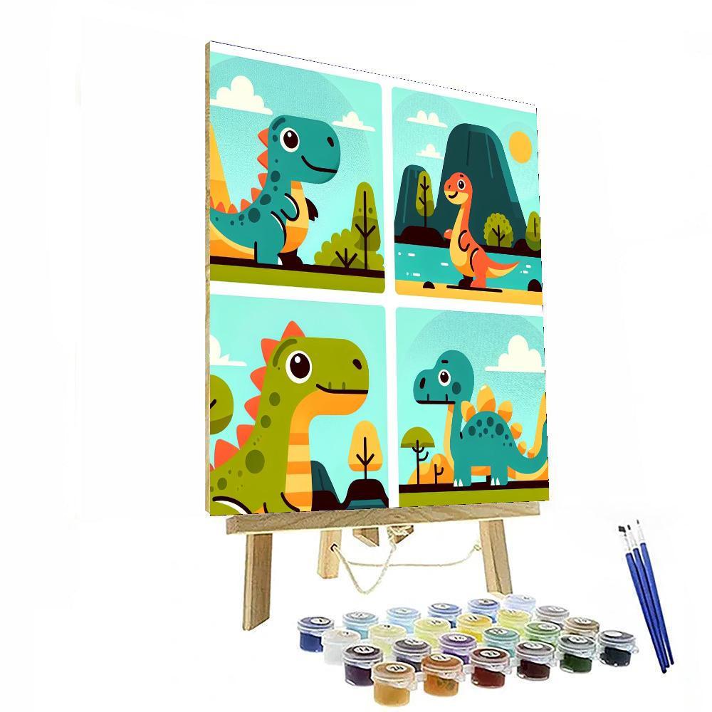 Dinosaur Island Discovery Paint By Numbers