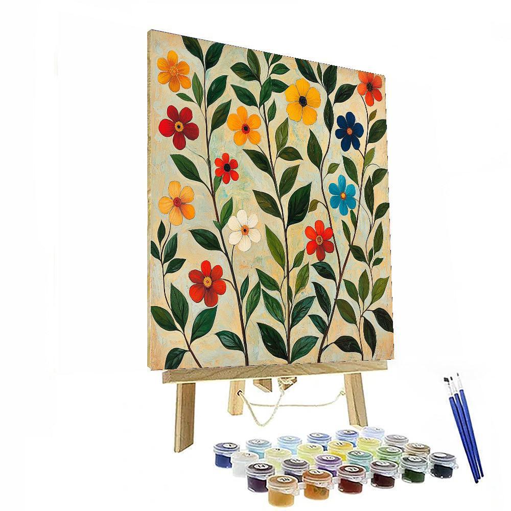 Leonardo Da Vinci Inspired The Eternal Garden  Paint By Numbers