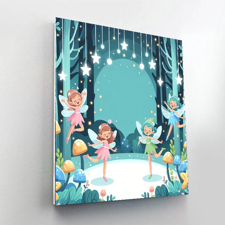 Fairy Forest Festival Number Painting