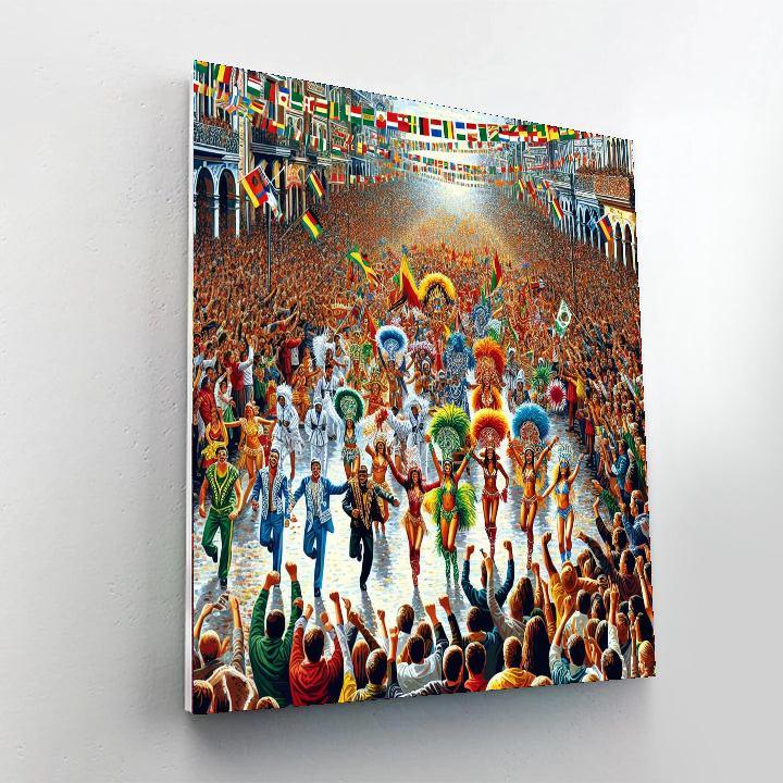 Spice Mas Carnival - Grenada Painting By Numbers Kit