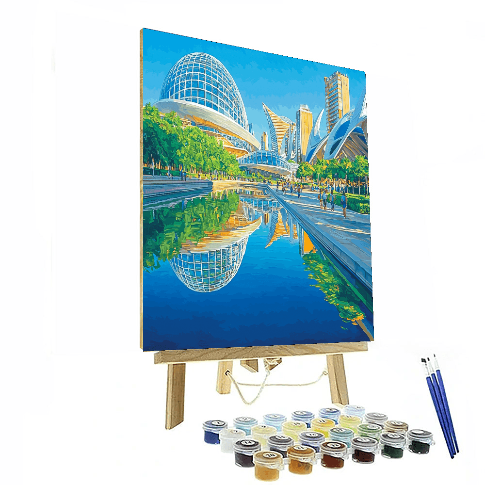 The City Of Arts And Sciences Painting By Numbers Kit