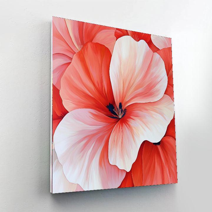 O'Keeffe Inspired Enchanted Garden Blooms  DIY Paint By Numbers