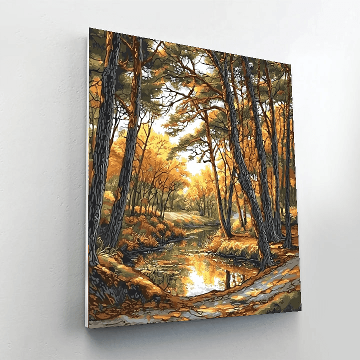 Leonardo Da Vinci Inspired Renaissance Woodland Charm  Paint By Numbers Kits