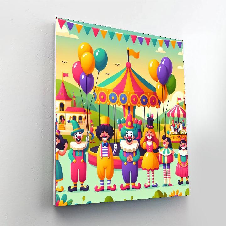 Fun Adventures At The Carnival Paint By Number