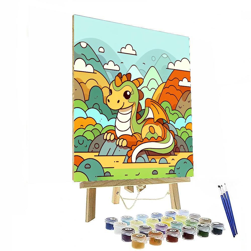 Mystical Dragon Tales Paint By Numbers