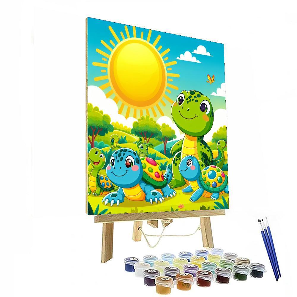 Radiant Reptiles Paint By Numbers Art