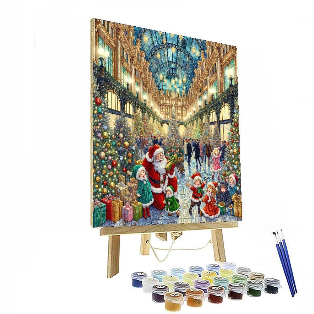 Harrods Christmas Grotto - Uk Painting By Numbers Kit