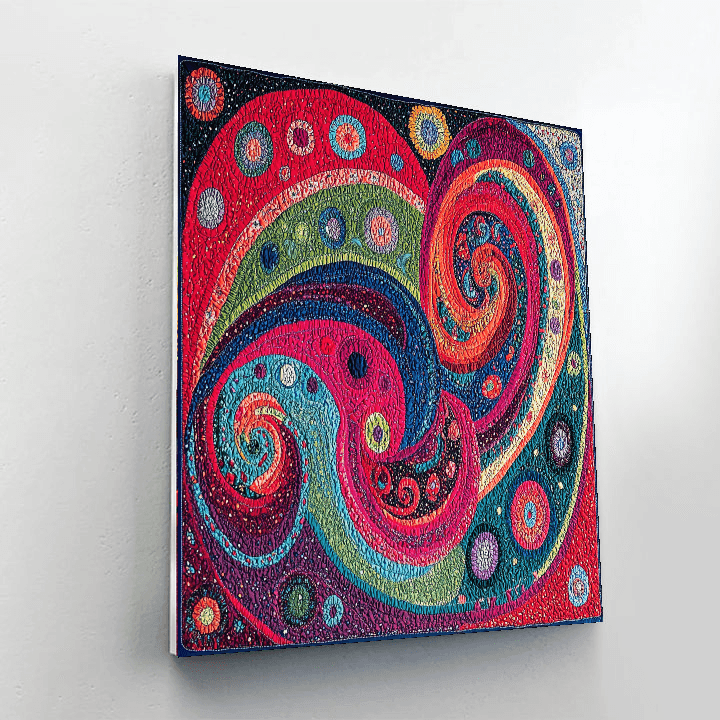 Contemporary Bohemian Style Inspired Eclectic Bohemian Tapestry  Paint By Number