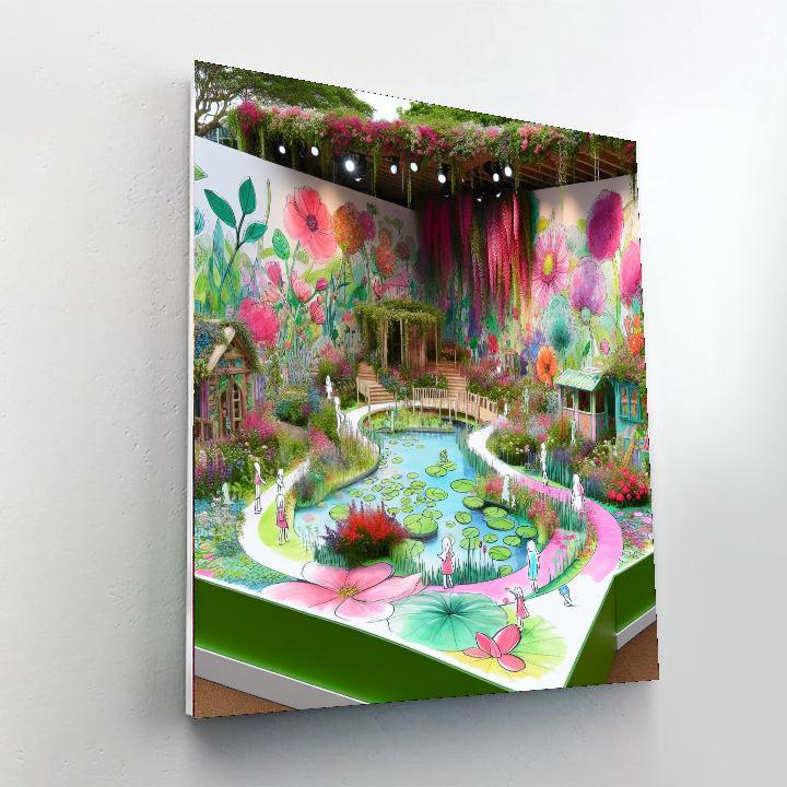 Tangled Garden Adventure Number Painting