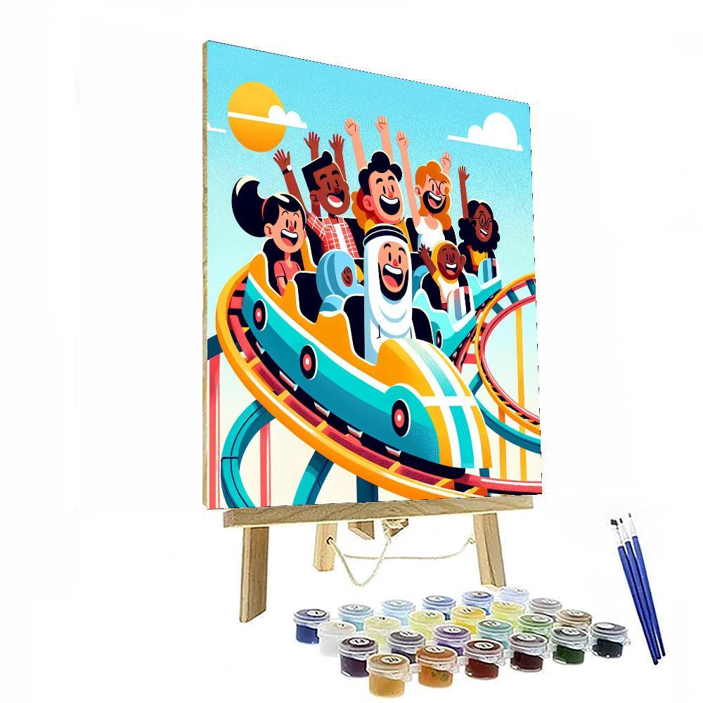 Dynamic Roller Coaster Paint By Color