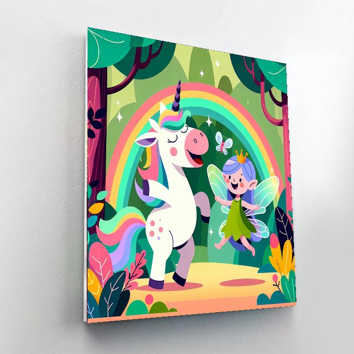 Rainbow Forest Adventures Number Painting