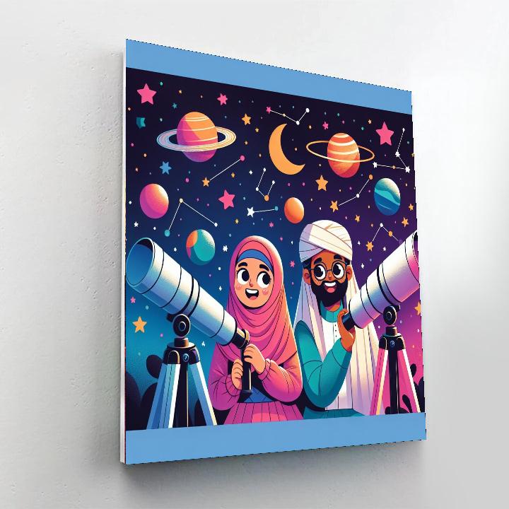 Astronomy Explorers DIY Paint By Numbers