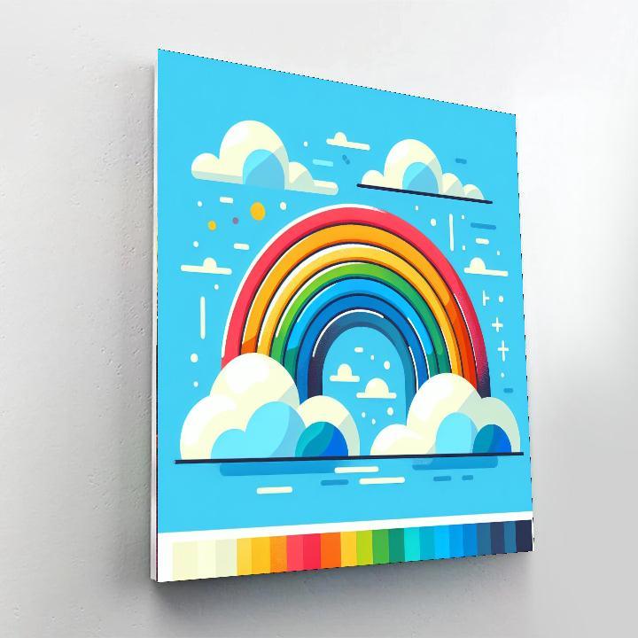 Joyful Rainbow Paint By Color